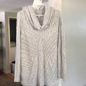 Adorable cowl neck sweater.